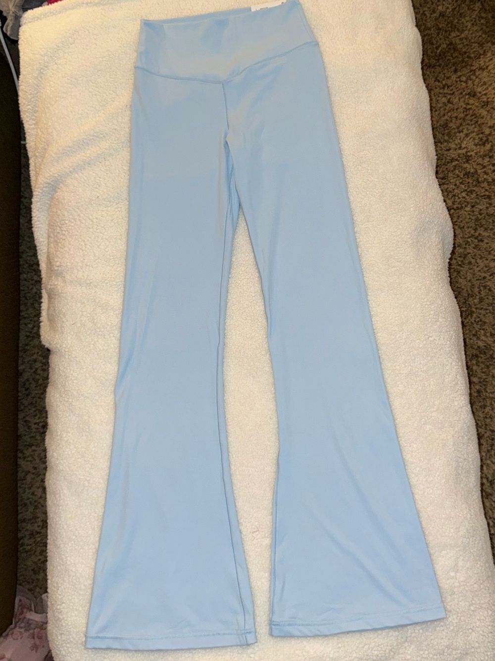 Aéropostale Aero Buttery Soft High Rise Flare Leggings Blue Size Small NWT